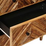 vidaXL Armoires de rangement Marron 60 x 33 5 x 75 cm