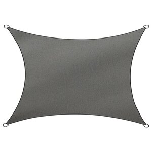 Livin'outdoor Tissu d'ombrage Como Polyester rectangulaire 3x4 m Gris