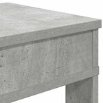 vidaXL Étagère à chaussures gris béton 60x30x98 cm bois d'ingénierie