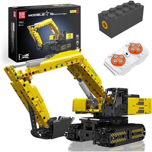 Mould King 15061 - Ensemble de construction télécommandé pour excavatrice