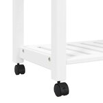 vidaXL Chariot de cuisine MONZA 84x40x88 5 cm bois massif de pin