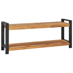 Banc banquette 120 cm bois de teck solide 02_0010931