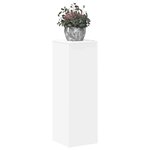 vidaXL Support pour plantes blanc 33x33x100 cm bois d'ingénierie