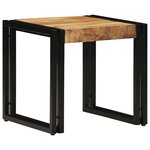 vidaXL Table basse Marron 40 x 40 x 38 cm bois de manguier massif