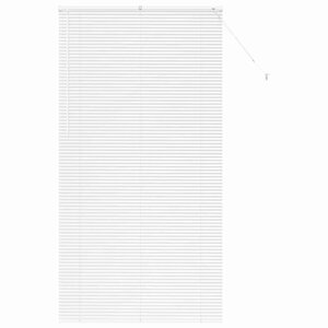 vidaXL Stores vénitiens Blanc 220 x 110 cm Aluminium