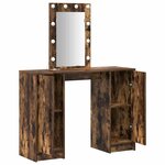 vidaXL Table de Toilette Marron 102 x 33 x 135 cm Bois d'ingénierie