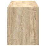 vidaXL Armoire murale de bain chêne sonoma 60x25x30 cm bois ingénierie