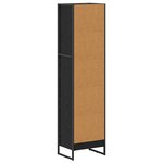 vidaXL Bibliothèque Chêne noir 80 x 30 x 155 cm Bois d'ingénierie