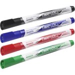 Etui 4 Feutres tableau blanc effaçable LIQUID INK Pocket Pointe Ogive Moy. N/B/R/V VELLEDA