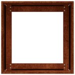 vidaXL Jardinière rouillé 40x40x40 cm acier inoxydable