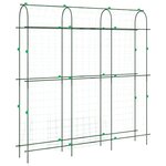 vidaXL Treillis de jardin pour plantes grimpantes 2 Pièces forme en U