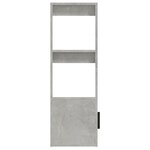 vidaXL Buffet Gris béton 80x30x90 cm Bois d'ingénierie