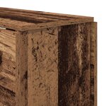 vidaXL Table à dîner 138 x 70 x 73 5 cm Bois d'ingénierie Bois ancien