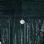 vidaXL Tente de fête Vert  Blanc 400 x 400 x 266 cm Polyester  Acier