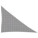 vidaXL Voile d'ombre 3 x 4 x 5 m HDPE Triangulaire Anthracite et blanc