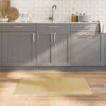 vidaXL Tapis rectangulaire naturel clair 60x100 cm bambou