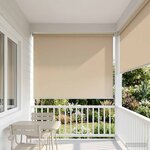 vidaXL Store enrouleur Protection UV Beige 140 x 230 cm Polyester