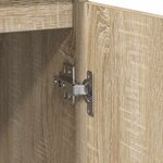 vidaXL Buffet chêne sonoma 57x34x76 cm bois d'ingénierie