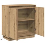 vidaXL Buffet Chêne artisanal 71 x 34.5 x 75 cm Bois d'ingénierie