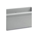 Bac à fleur rectangulaire - 60L - 80 cm - Pmastique - Stone grey