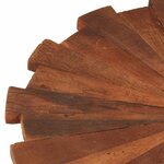 vidaXL Tables basses 2 Pièces bois massif récupéré et fer