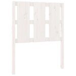 vidaXL Tête de lit Blanc 80 5x4x100 cm Bois massif de pin