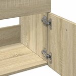 vidaXL Ensemble de meubles de salle de bain 2 Pièces chêne sonoma