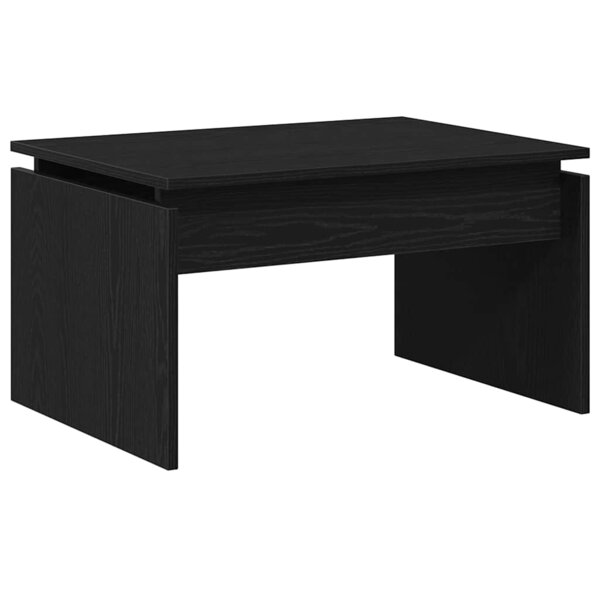 vidaXL Table basse Chêne noir 68 x 50 x 38 cm Bois d'ingénierie