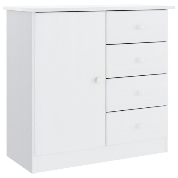 vidaXL Buffet ALTA blanc 77x35x73 cm bois massif de pin