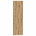 vidaXL Garde-robe chêne artisanal 80x52x180 cm bois d'ingénierie