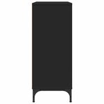 vidaXL Buffet avec tiroir Noir 79 5 x 33 x 82 cm Bois d'ingénierie
