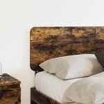 vidaXL Tête de lit Chêne fumé 120 cm Bois d'ingénierie