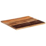 vidaXL Dessus de table rectangulaire 60x70 cm 25-27 mm Bois récupéré