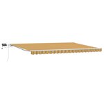 vidaXL Auvent Rétractable avec Multicolore 500 ×350 cm tissu
