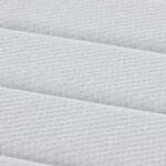 vidaXL Matelas Blanc 140 x 190 cm Polyester