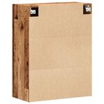 vidaXL Armoire murale vieux bois 69 5x34x90 cm bois d'ingénierie