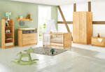 Pinolino Chambre de bébé Natura 3 pièces  lit de bébé évolutif commode à langer  armoire à 2 portes