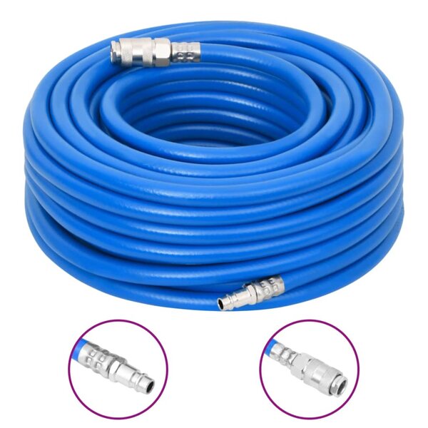 vidaXL Tuyau d'air bleu 0 7" 10 m PVC