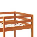 vidaXL Cadre de lit superposé sans matelas 90x190cm bois de pin massif