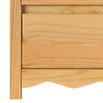 Buffet TV vidaXL "DRAMMEN" 99x43x55 cm en bois massif de pin