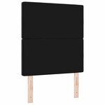 vidaXL Tête de Lit LED avec des lumières à LED Noir 80 cm Velours