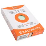 Étui De 100 Fiches - Bristol Quadrillé 5x5 105x148mm - Couleurs Assorties - X 10 - Exacompta