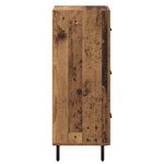 vidaXL Buffet Bois ancien 34 x 34 5 x 90 cm Bois d'ingénierie