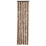 vidaXL Moustiquaire Beige et marron clair 56 x 185 cm Chenille