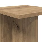 vidaXL Support de Plante 2 pièces Chêne artisanal 25 x 25 5 x 80 5 cm