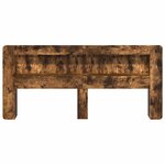 vidaXL Cabinet de Tête de Lit Chêne Fumé 215 x 18 5 x 100 cm