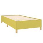 vidaXL Cadre de lit sans matelas vert 80x200 cm tissu