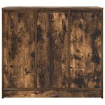 vidaXL Buffet chêne fumé 85x34x76 cm bois d'ingénierie