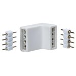 Connecteur d'angle yourled ruban blanc noir