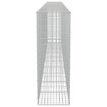 vidaXL Mur à gabion avec couvercles Acier galvanisé 600 x 50 x 150 cm